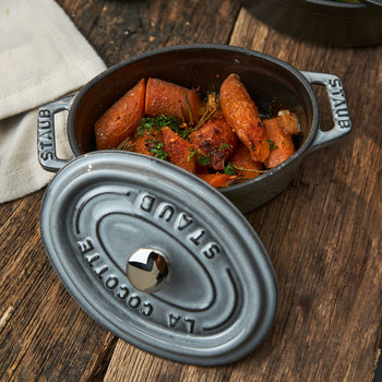 STAUB | LA COCOTTE - Mini Cocotte - Ø 110mm - Żeliwo - Grafitowy szary - Prime Gastro