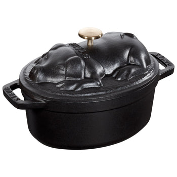 STAUB | LA COCOTTE - Cocotte - Pokrywka - owalna - 170mm - Żeliwo - Czarny - Prime Gastro