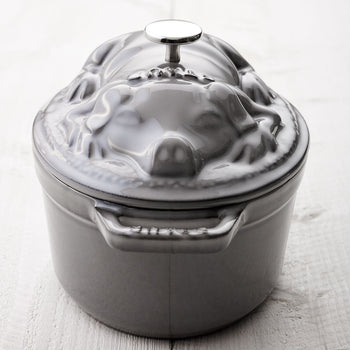 STAUB | LA COCOTTE - Cocotte - Pokrywka - owalna - 170mm - Żeliwo - Grafitowy szary - Prime Gastro