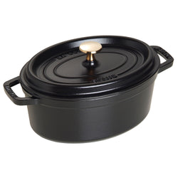 STAUB | LA COCOTTE - Cocotte - owalna - 330mm - Żeliwo - Czarny