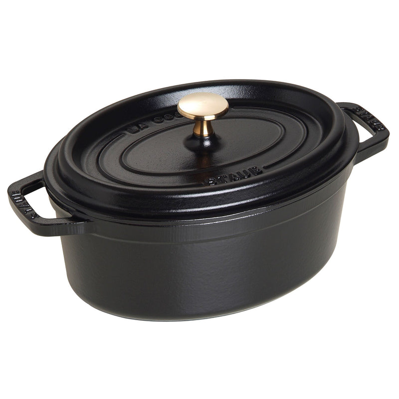 STAUB | LA COCOTTE - Cocotte - owalna - 330mm - Żeliwo - Czarny