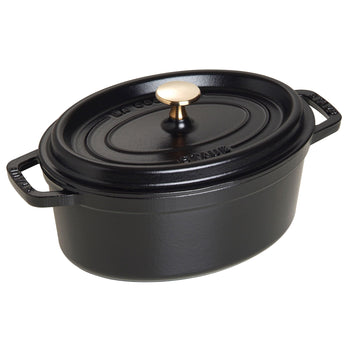 STAUB | LA COCOTTE - Cocotte - owalna - 290mm - Żeliwo - Czarny - Prime Gastro