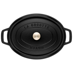 STAUB | LA COCOTTE - Cocotte - owalna - 330mm - Żeliwo - Czarny