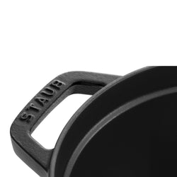 STAUB | LA COCOTTE - Cocotte - owalna - 330mm - Żeliwo - Czarny