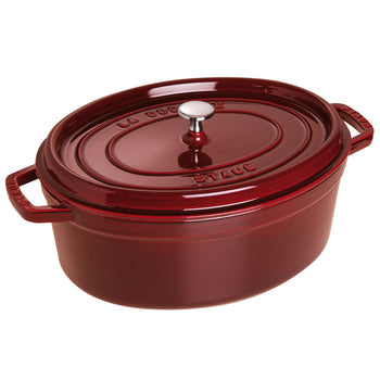 STAUB | LA COCOTTE - Cocotte - owalna - 290mm - Żeliwo - Grenadynowa czerwona - Prime Gastro