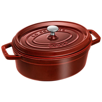 STAUB | LA COCOTTE - Cocotte - Ø 270mm - Żeliwo - Grenadynowa czerwona - Prime Gastro
