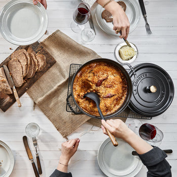 STAUB | LA COCOTTE - Cocotte - Ø 280mm - Żeliwo - Czarny - Prime Gastro