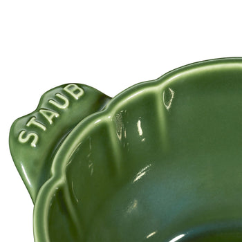 STAUB | CERAMIQUE - Cocotte- Kształt karczocha - Ø 130mm - ceramika - kolor bazyliowa zieleń - Prime Gastro