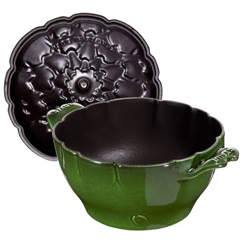 STAUB | LA COCOTTE - Cocotte - Karczoch - 220mm - Żeliwo - Bazyliowa zieleń - Prime Gastro