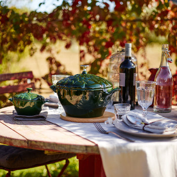 STAUB | LA COCOTTE - Cocotte - Karczoch - 220mm - Żeliwo - Bazyliowa zieleń - Prime Gastro