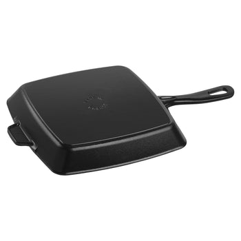 STAUB | PATELNIE GRILLOWE - American Grill - 260x260mm - Żeliwo - Czarny - Prime Gastro