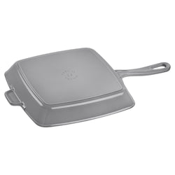 STAUB | PATELNIE GRILLOWE - American Grill - 260x260mm - żeliwo - grafitowo - szary