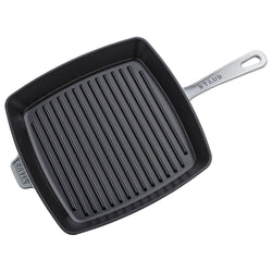 STAUB | PATELNIE GRILLOWE - American Grill - 300x300mm - Żeliwo - Grafitowy szary