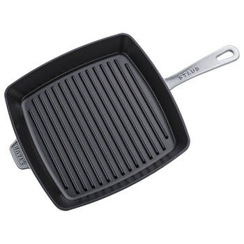STAUB | PATELNIE GRILLOWE - American Grill - 300x300mm - Żeliwo - Grafitowy szary - Prime Gastro