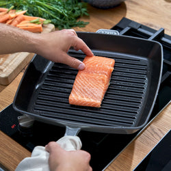 STAUB | PATELNIE GRILLOWE - American Grill - 300x300mm - Żeliwo - Grafitowy szary