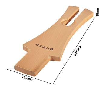 STAUB | Drewniany uchwyt pokrywy - 340 mm - buk - Prime Gastro