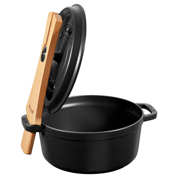 STAUB | Drewniany uchwyt pokrywy - 340 mm - buk - Prime Gastro