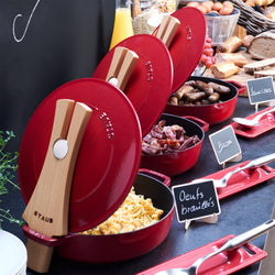 STAUB | Drewniany uchwyt pokrywy - 340 mm - buk