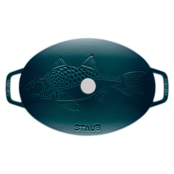 STAUB | SPECIALITIES - Forma do zapiekania z pokrywką - owalna - 330mm - żeliwna - La-Mer - Prime Gastro