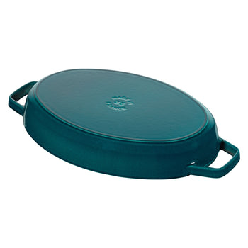 STAUB | SPECIALITIES - Forma do zapiekania z pokrywką - owalna - 330mm - żeliwna - La-Mer - Prime Gastro