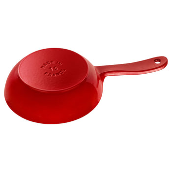 STAUB | PATELNIA - Patelnia do smażenia - Ø 160mm - Żeliwna - Wiśniowa czerwień | Okrągła - Prime Gastro