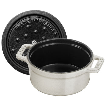 STAUB | LA COCOTTE - Mini Cocotte - Ø 100mm - Żeliwo - Biała trufla - Prime Gastro