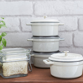 STAUB | LA COCOTTE - Mini Cocotte - Ø 100mm - Żeliwo - Biała trufla - Prime Gastro