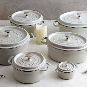 STAUB | LA COCOTTE - Mini Cocotte - Ø 100mm - Żeliwo - Biała trufla - Prime Gastro