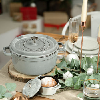 STAUB | LA COCOTTE - Mini Cocotte - Ø 100mm - Żeliwo - Biała trufla - Prime Gastro