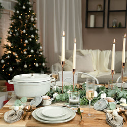 STAUB | LA COCOTTE - Cocotte - Ø 260mm - żeliwo - biała trufla