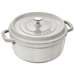 STAUB | LA COCOTTE - Cocotte - Ø 180mm - Żeliwo - Biała trufla