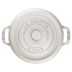 STAUB | LA COCOTTE - Cocotte - Ø 220mm - Żeliwo - Biała trufla