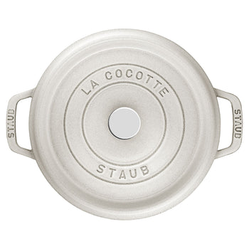 STAUB | LA COCOTTE - Cocotte - Ø 220mm - Żeliwo - Biała trufla - Prime Gastro