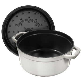 STAUB | LA COCOTTE - Cocotte - Ø 220mm - Żeliwo - Biała trufla - Prime Gastro