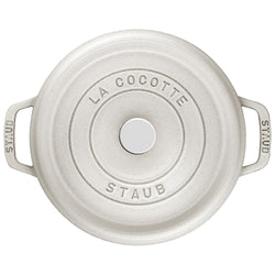 STAUB | LA COCOTTE - Cocotte - Ø 260mm - żeliwo - biała trufla