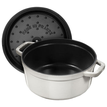 STAUB | LA COCOTTE - Cocotte - Ø 260mm - żeliwo - biała trufla - Prime Gastro