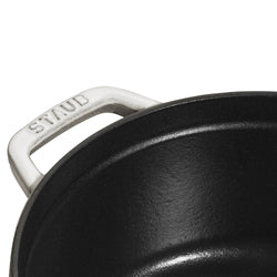 STAUB | LA COCOTTE - Cocotte - Ø 220mm - Żeliwo - Biała trufla
