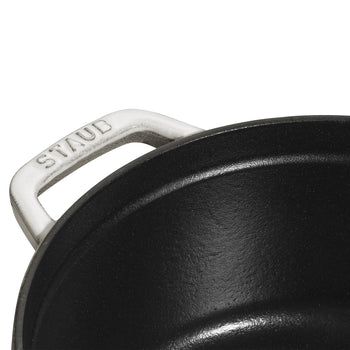 STAUB | LA COCOTTE - Cocotte - Ø 200mm - Żeliwo - Biała trufla - Prime Gastro