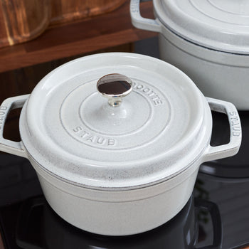STAUB | LA COCOTTE - Cocotte - Ø 200mm - Żeliwo - Biała trufla - Prime Gastro