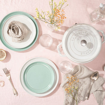 STAUB | LA COCOTTE - Cocotte - Ø 200mm - Żeliwo - Biała trufla - Prime Gastro