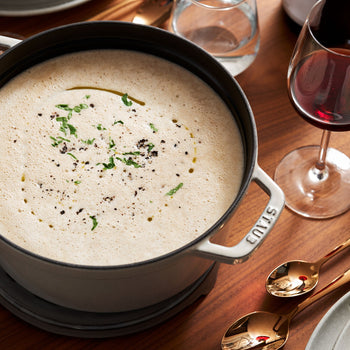 STAUB | LA COCOTTE - Cocotte - Ø 280mm - Żeliwo - Biała trufla - Prime Gastro