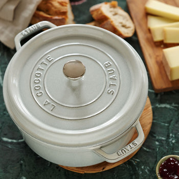 STAUB | LA COCOTTE - Cocotte - Ø 280mm - Żeliwo - Biała trufla - Prime Gastro
