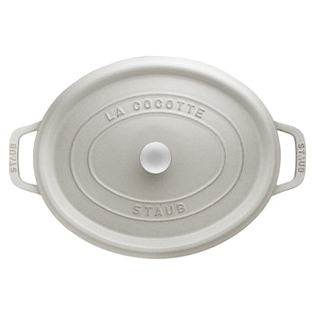 STAUB | LA COCOTTE - Cocotte - owalna - 370mm - Żeliwo - Biała trufla - Prime Gastro