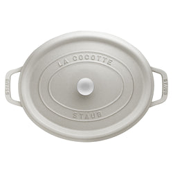 STAUB | LA COCOTTE - Cocotte - owalna - 330mm - żeliwo - biała trufla