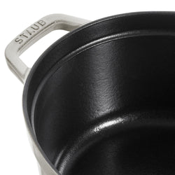 STAUB | LA COCOTTE - Cocotte - owalna - 270mm - Żeliwo - Biała trufla