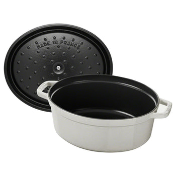 STAUB | LA COCOTTE - Cocotte - owalna - 310mm - Żeliwo - Biała trufla - Prime Gastro
