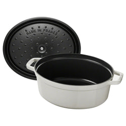 STAUB | LA COCOTTE - Cocotte - owalna - 230mm - Żeliwo - Biała trufla