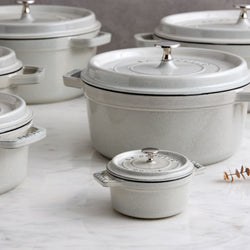 STAUB | LA COCOTTE - Cocotte - owalna - 270mm - Żeliwo - Biała trufla