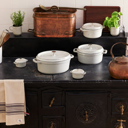 STAUB | LA COCOTTE - Cocotte - owalna - 270mm - Żeliwo - Biała trufla