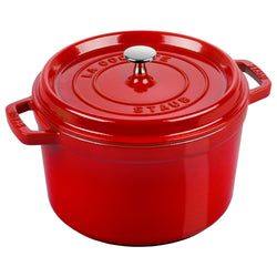 STAUB | LA COCOTTE - Cocotte - Ø 240mm - Żeliwo - Wiśniowa czerwona